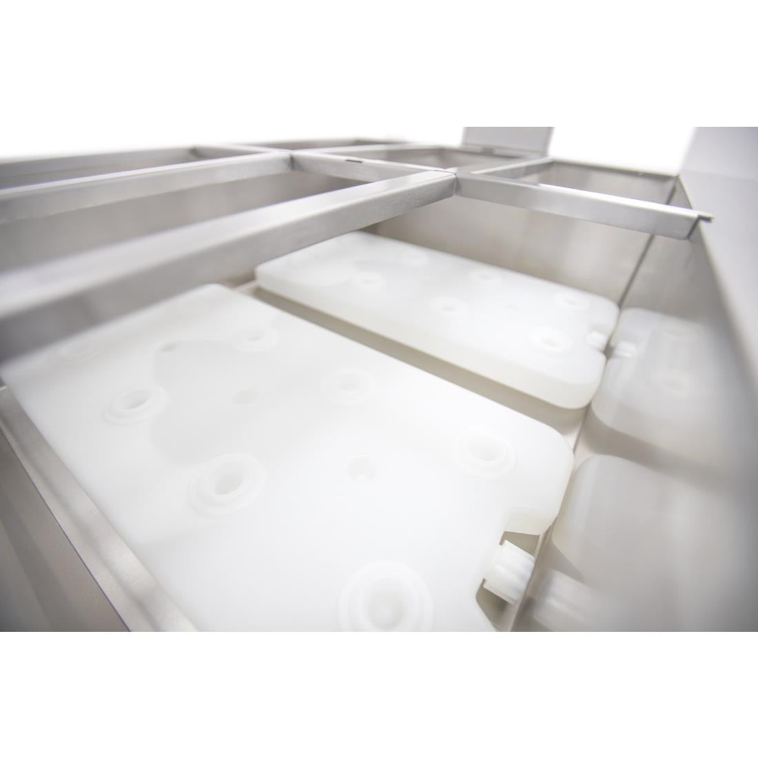 Parry Flexi-Serve Ambient Cupboard with Chilled Well and LED Illuminated Gantry FS-AW2PACK FD212
