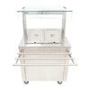 Parry Hot Cupboard with Dry Bain Marie Top and Quartz Heated Gantry FS-HB2PACK FD224