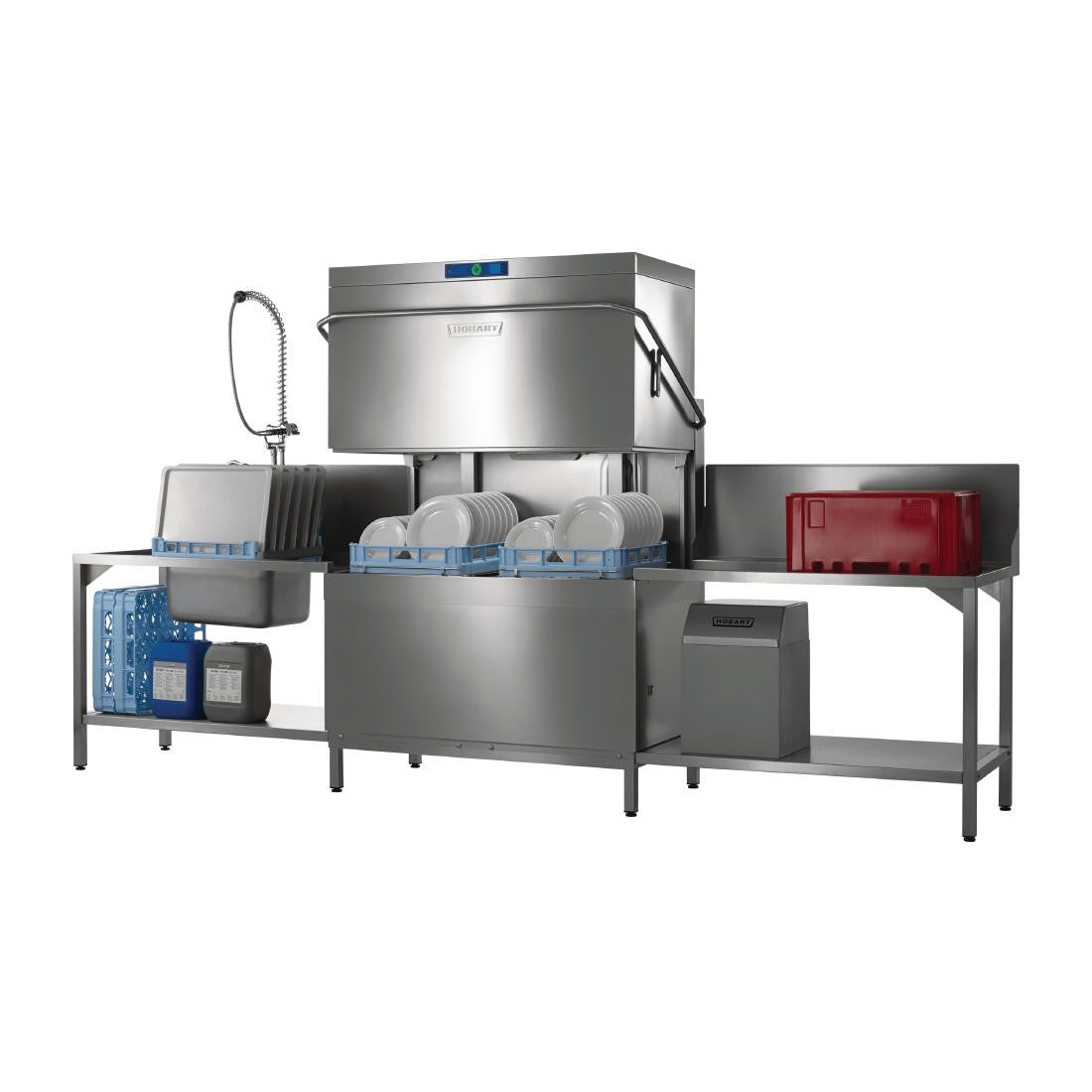 Hobart Profi Twin Basket Pass Through Dishwasher AMXT-10A FD259