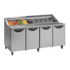 Williams Onyx 4 Door Refrigerated Prep Counter 835Ltr CPC4-SS FD368