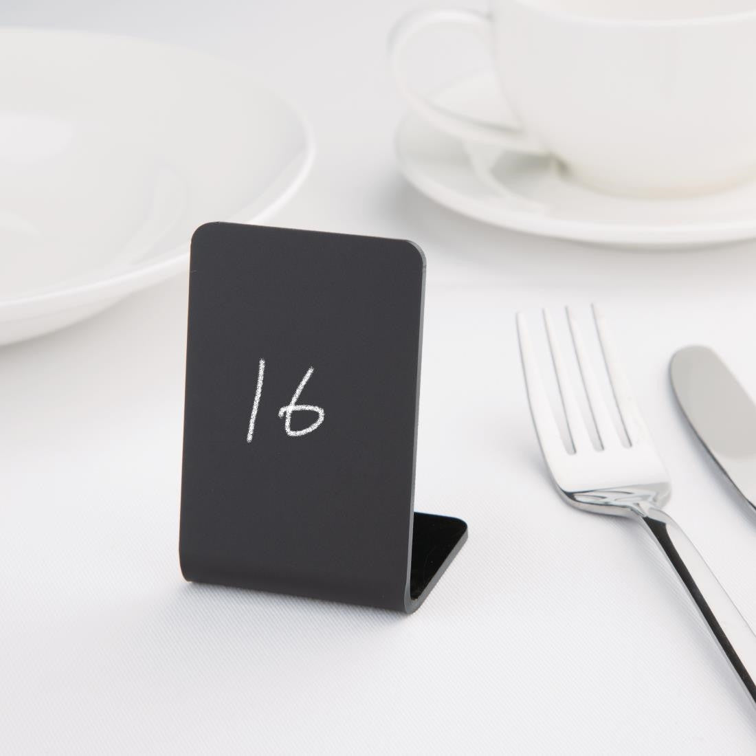 Olympia Acrylic Tableboard 75(H) x 50(W)mm (Pack of 4) FD954