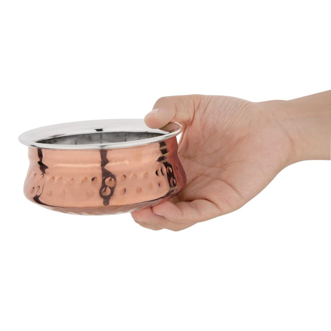 Olympia Small Handi Serving Dish Copper 110(Ø)mm FE297