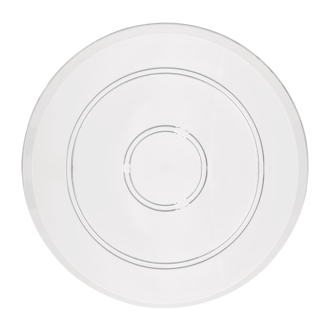 Olympia Kristallon Polycarbonate Display Plate Clear 345(Ø)mm FE474
