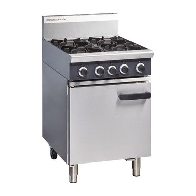 Cobra LPG Range 4 Burner Static Oven CR6DL FE675-P
