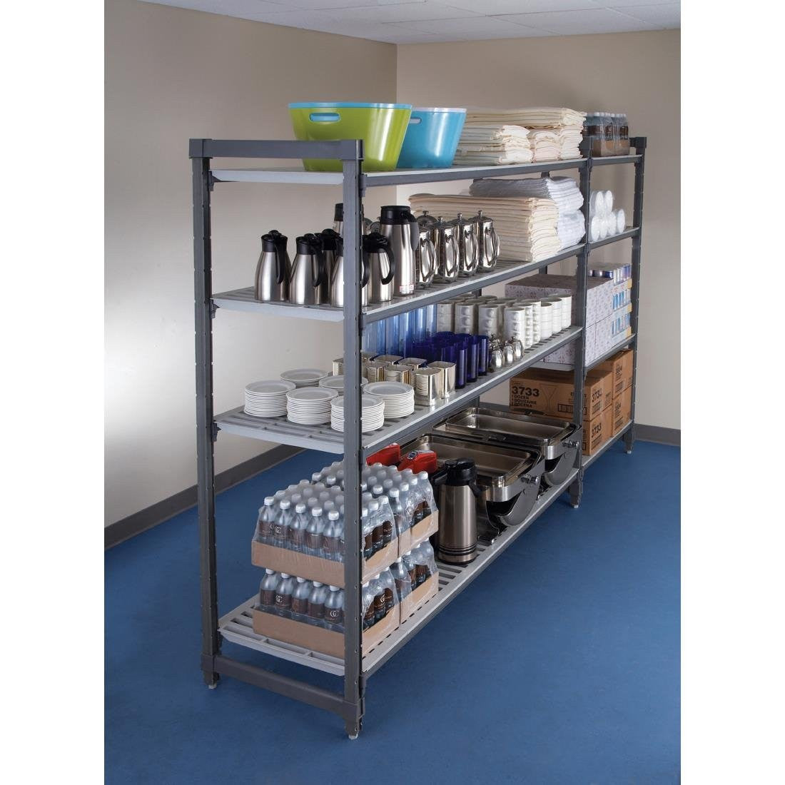 Cambro Camshelving Elements 4 Tier Starter Unit 1830 x 1375 x 460mm FR125