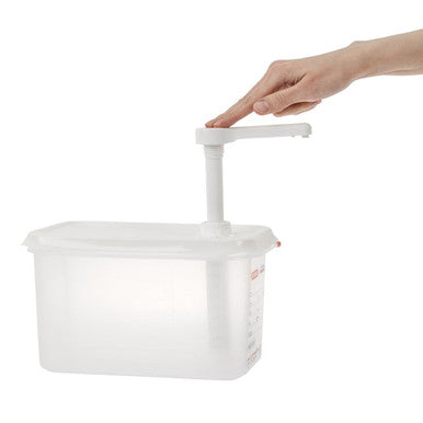 Araven Sauce Dispenser with Pump 1/4 GN FR177