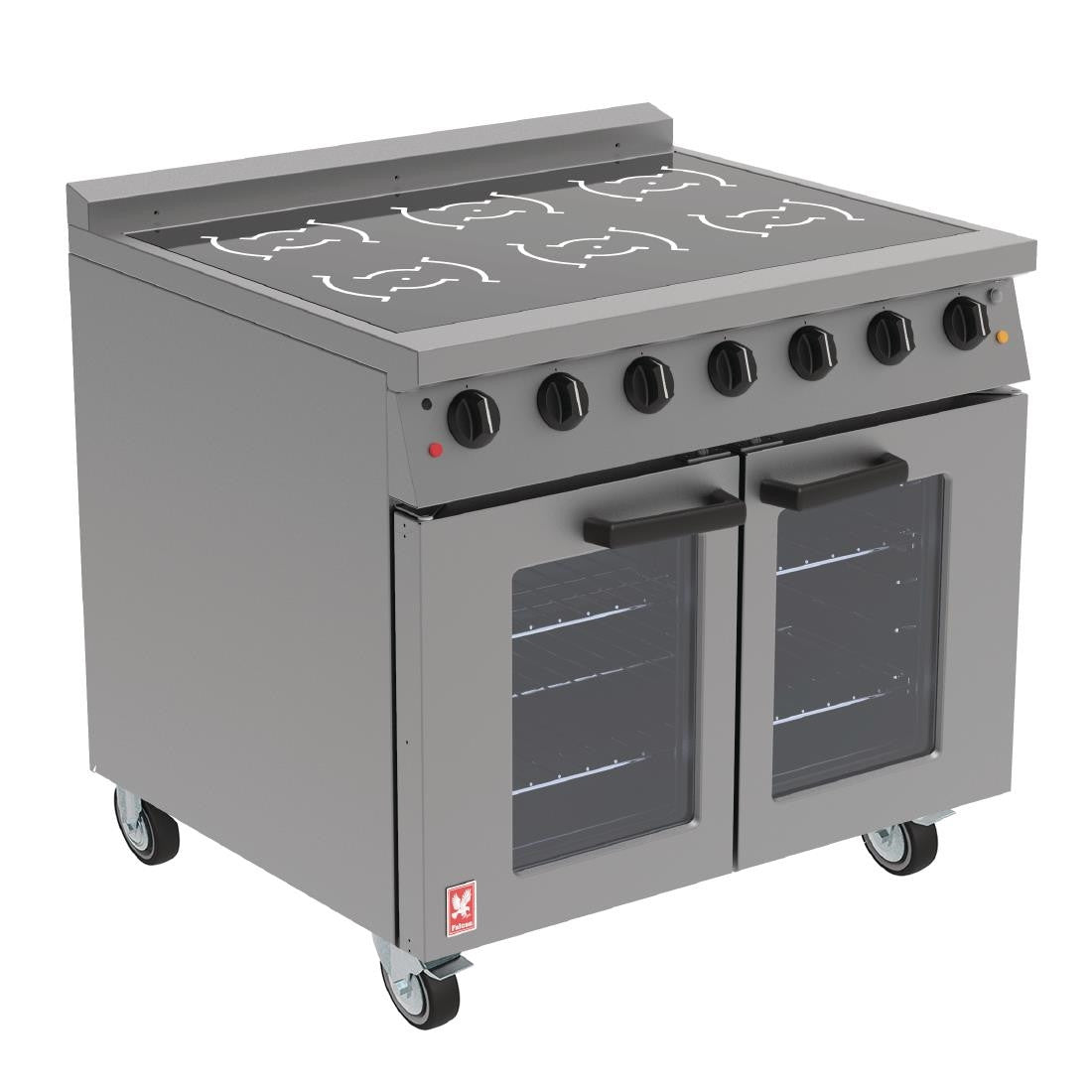 Falcon Dominator One Series 6 Zone Induction Range on Castors E161i FS044