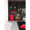 Smeg 50s Retro Mini Bar Fridge Red FAB5RRD5 FS275