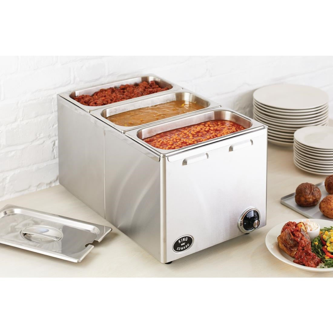 King Edward Wet and Dry Heat Bain Marie FS283