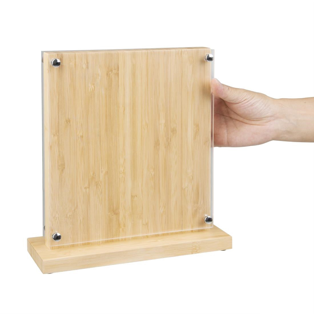 Vogue Wood Acrylic Magnetic Knife Block FS663