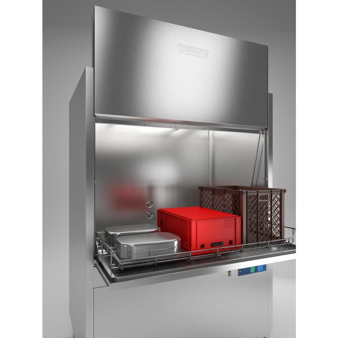 Hobart Twin Utensil Washer with Drain and Exhaust Heat Recovery UXTRC-10A FT120