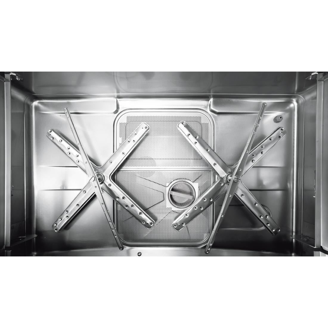 Hobart Twin Utensil Washer with Drain and Exhaust Heat Recovery UXTRC-10A FT120