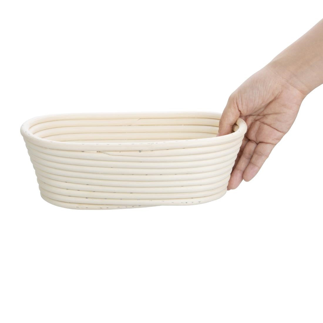Vogue Rattan Proving Basket Oval 250x150x80mm FT838