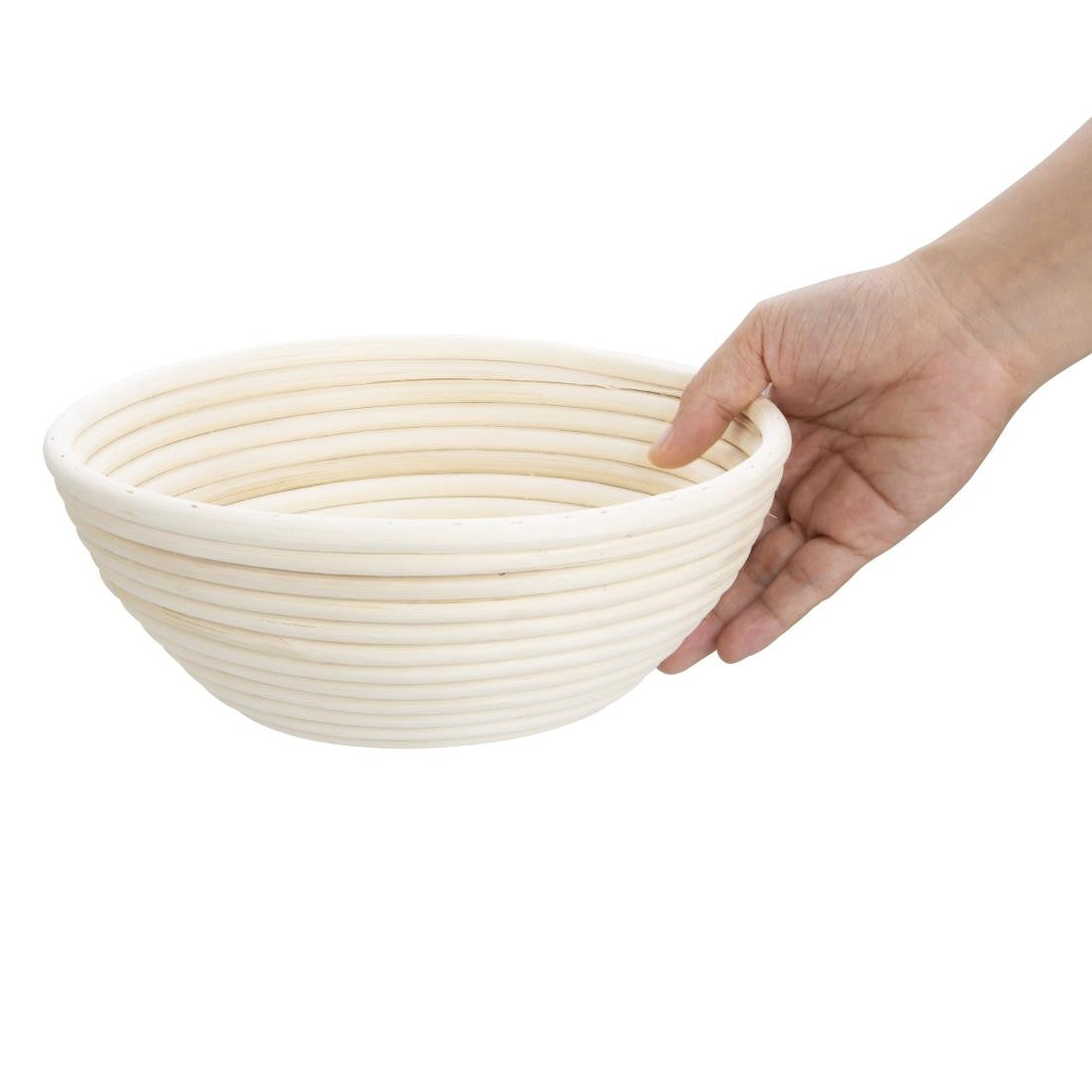 Vogue Rattan Proving Basket Round 220x80mm FT839