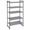 Cambro Camshelving Basics Plus Starter Unit 5 Tier With Vented Shelves 2140H x 1525W x 460D mm FW643