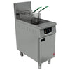 Falcon 400 Series Single Pan Twin Basket Gas Fryer with Filtration & Fryer Angel LPG FW751-P