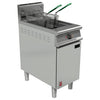 Falcon Dominator Plus Twin Basket Fryer & Fryer Angel Natural Gas FW754-N
