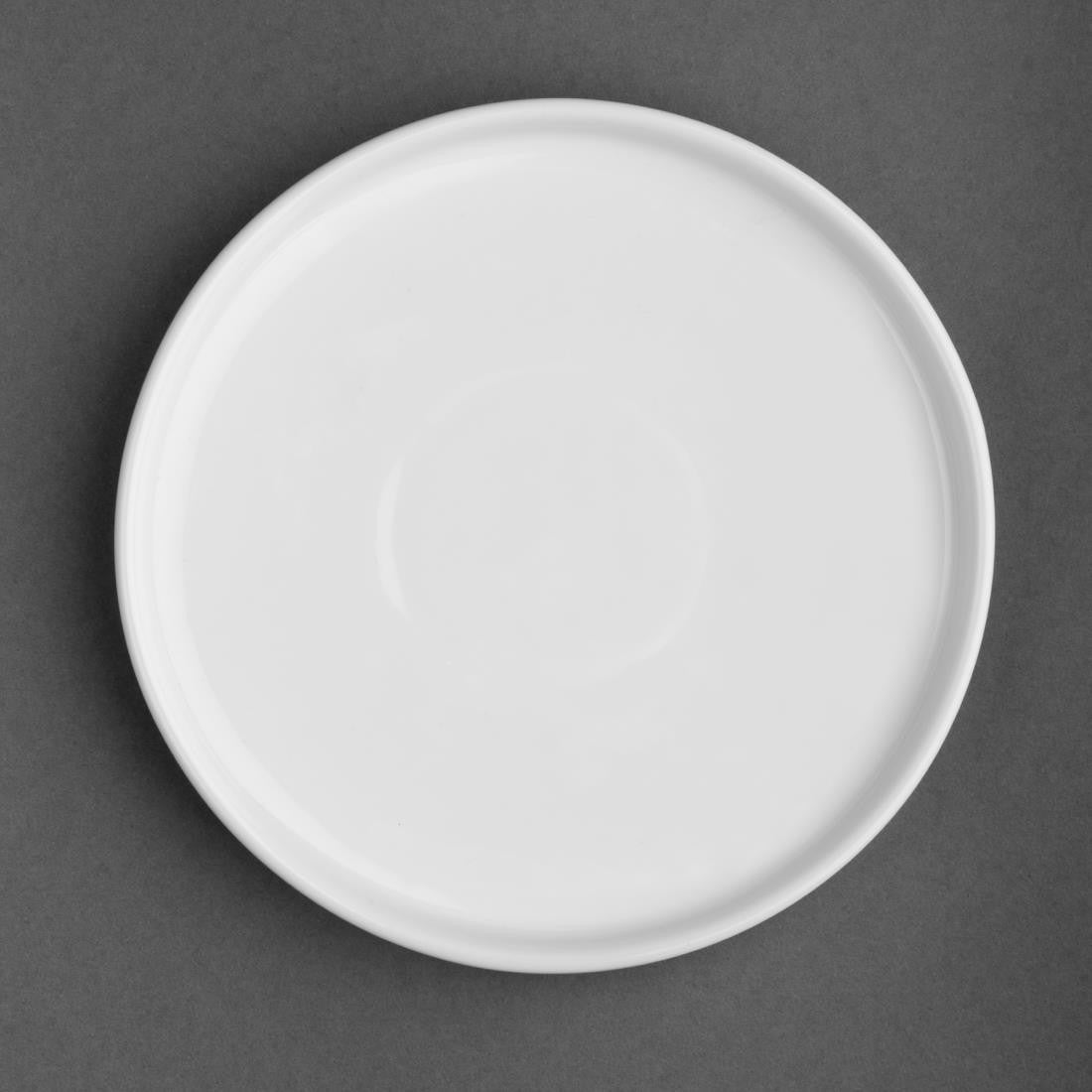 Olympia Whiteware Flat Round Plates 150mm 6 Pack FW812
