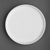 Olympia Whiteware Flat Round Plates 150mm 6 Pack FW812