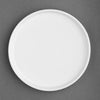 Olympia Whiteware Flat Round Plates 210mm 6 Pack FW813