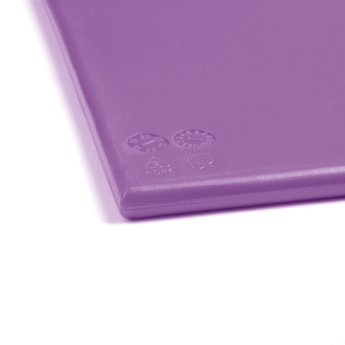 Hygiplas High Density Chopping Board Purple - 600x450x12mm FX103