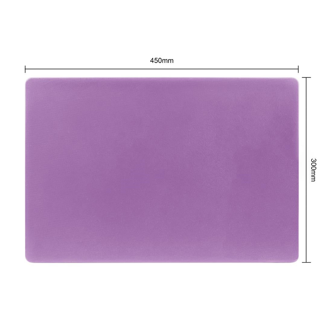 Hygiplas Low Density Chopping Board Purple - 300x450x20mm FX107