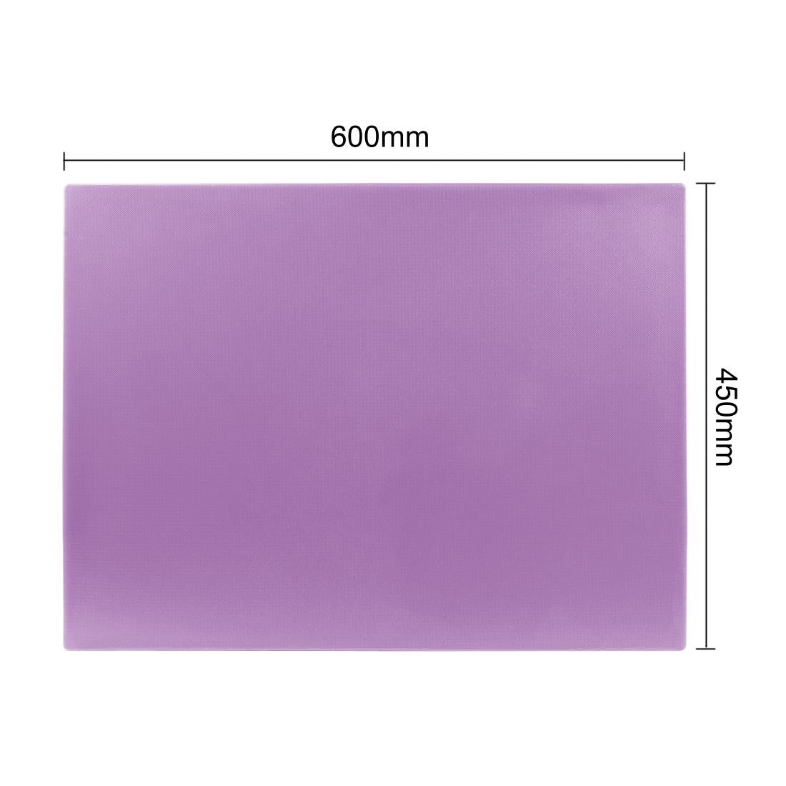 Hygiplas Low Density Chopping Board Purple - 600x450x20mm FX109