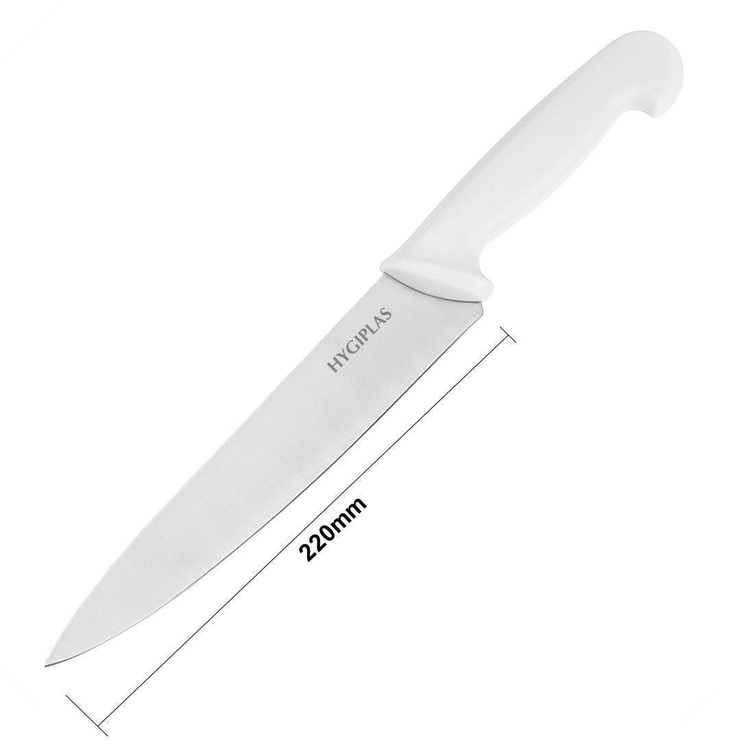 Hygiplas Cooks Knife White 21.6cm FX113