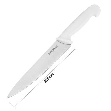 Hygiplas Cooks Knife White 21.6cm FX113