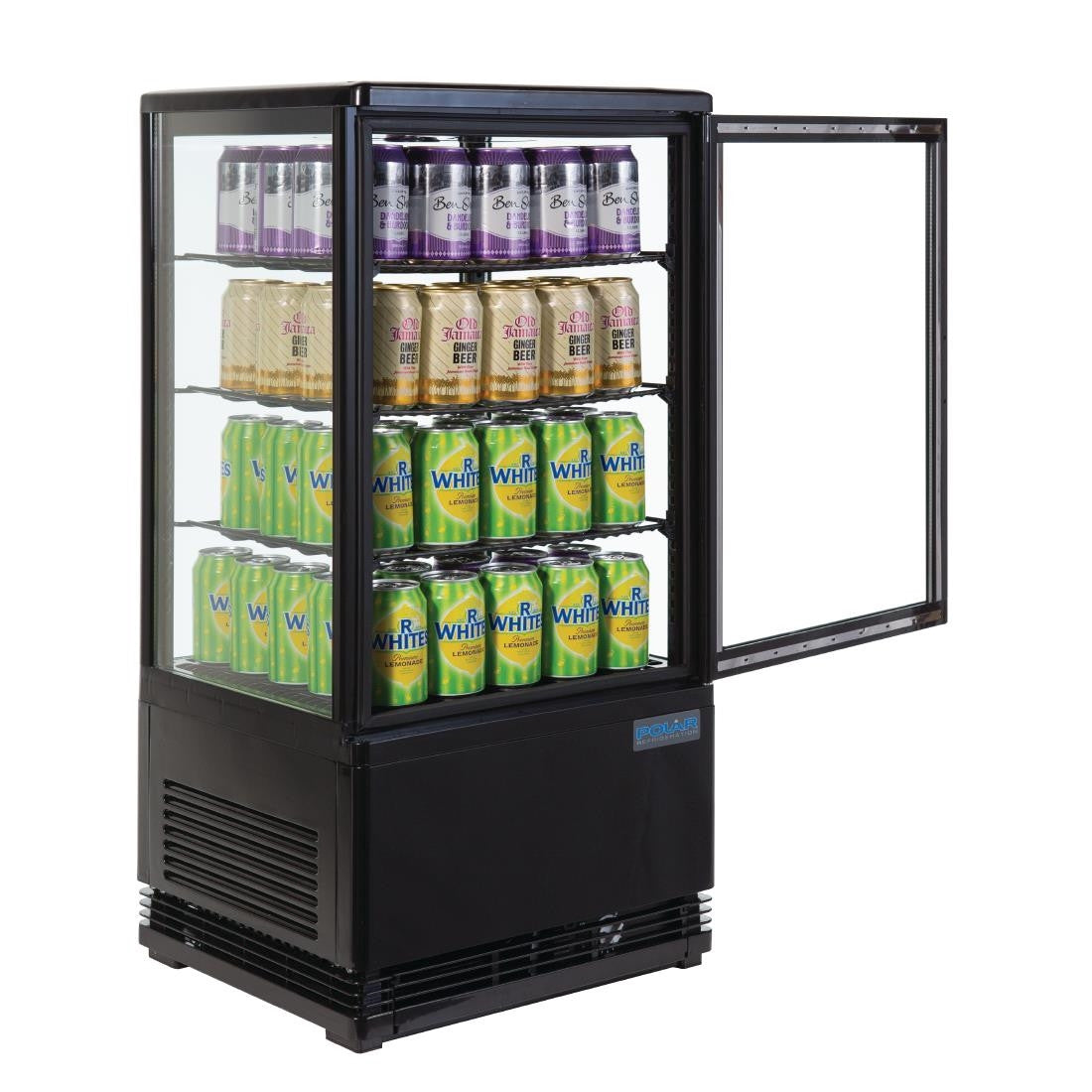 Polar C-Series Display Fridge 68Ltr Black G211