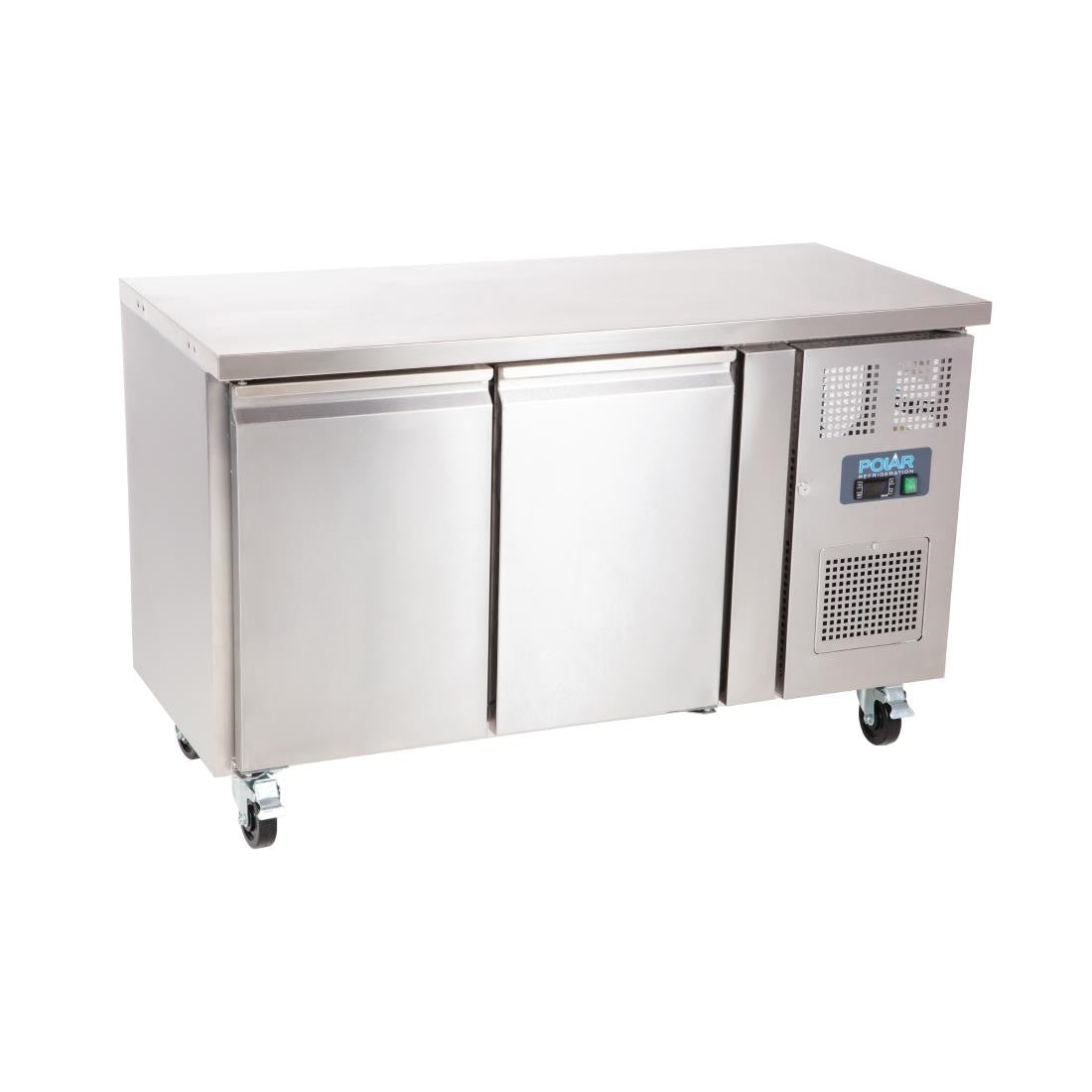 Polar U-Series Double Door Counter Fridge 228Ltr G377