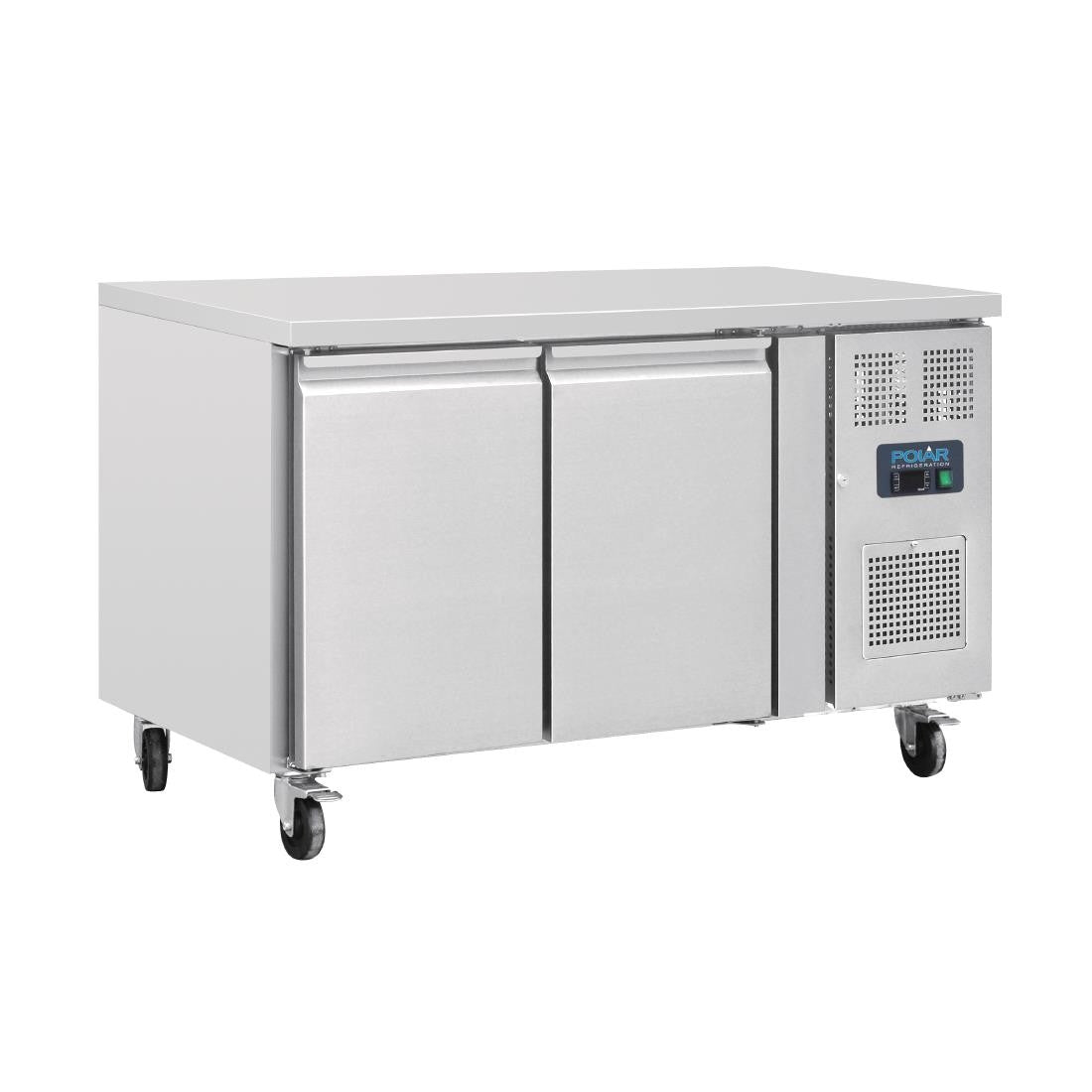 Polar U-Series Double Door Counter Fridge 228Ltr G377