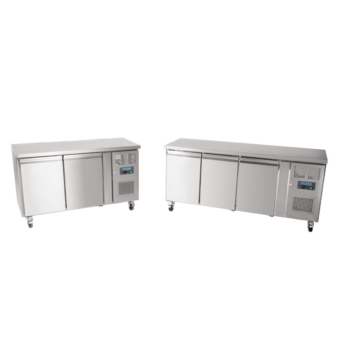 Polar U-Series Triple Door Counter Fridge 339Ltr G378