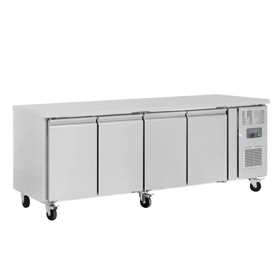 Polar U-Series Four Door Counter Fridge 449Ltr G379