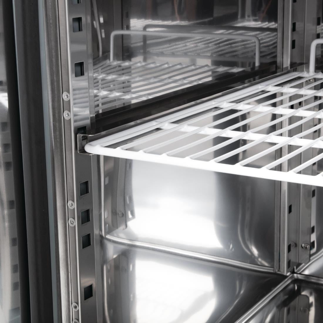 Polar U-Series Triple Door Counter Fridge 417Ltr G597
