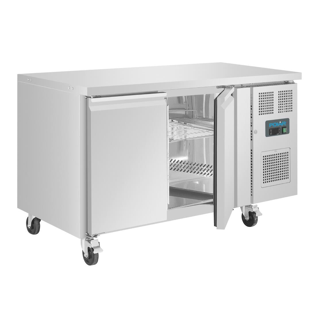 Polar U-Series Double Door Counter Freezer 282Ltr G599