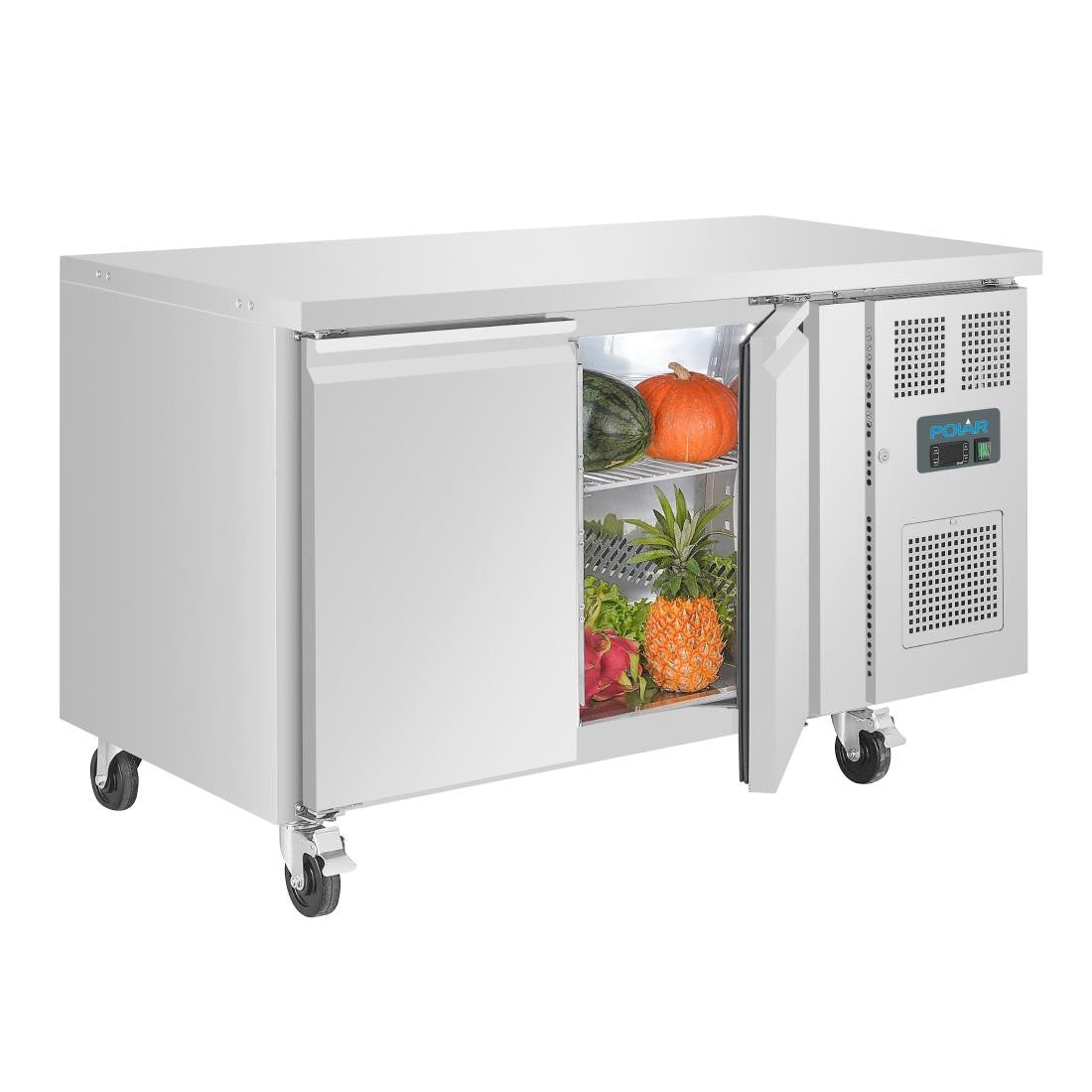Polar U-Series Double Door Counter Freezer 282Ltr G599