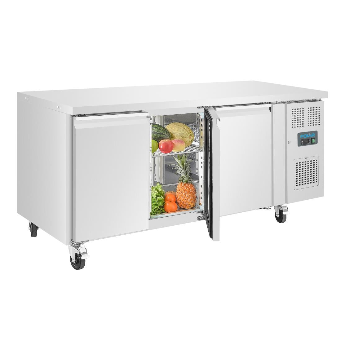 Polar U-Series Triple Door Counter Freezer 417Ltr G600