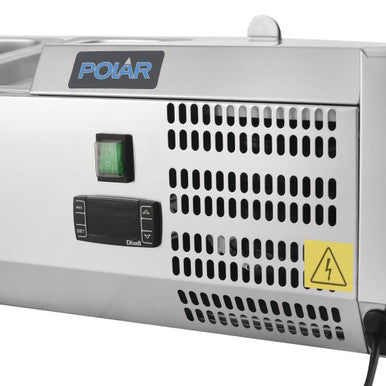 Polar G-Series Countertop Prep Fridge 8x 1/4GN G610