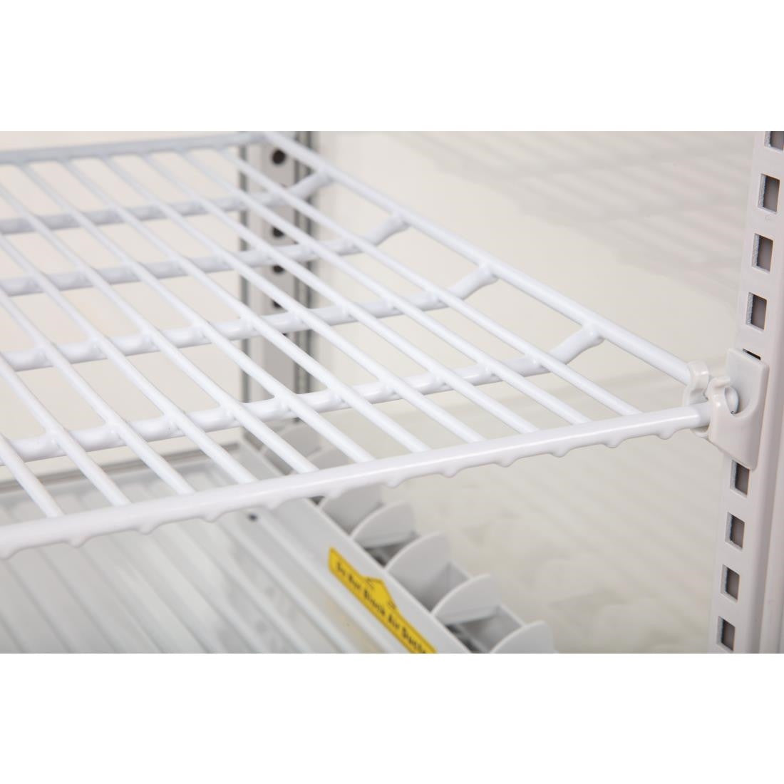 Roller Grill Display Fridge with Fixed Shelves Black DT737