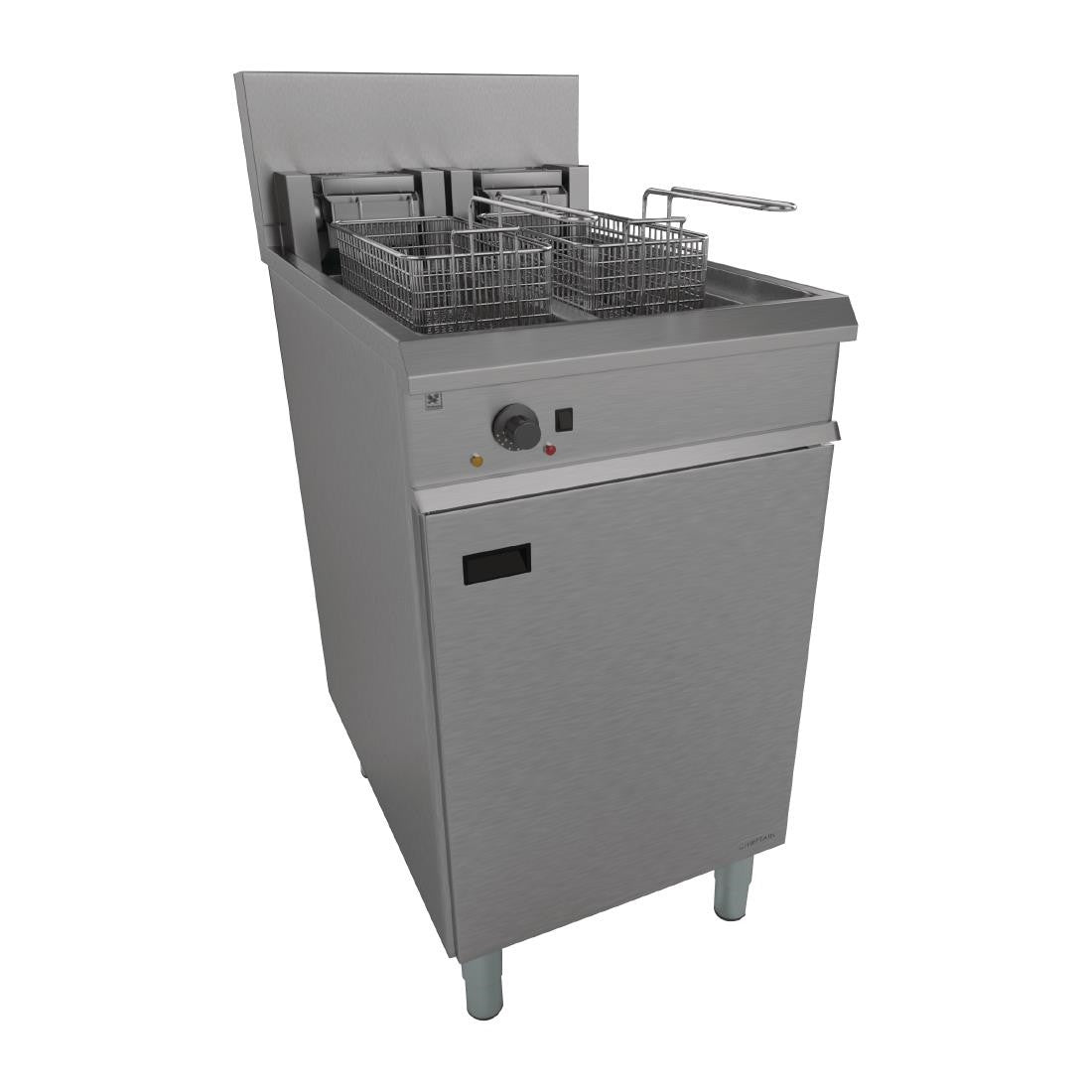 Falcon Chieftain Twin Tank Twin Basket Free Standing Electric Fryer E1848 G876