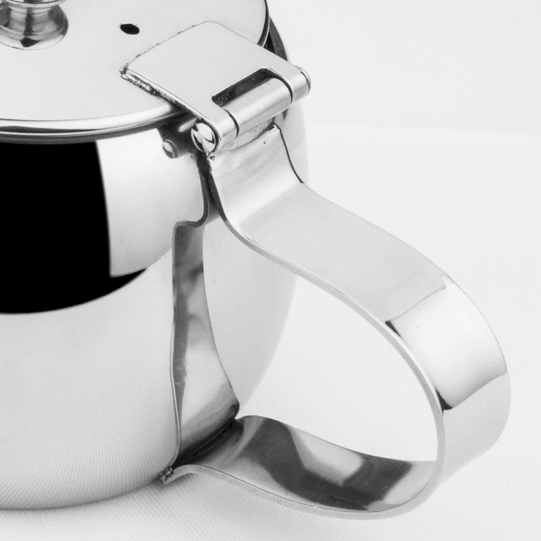 Olympia Non-Drip Stainless Steel Teapot 380ml GC949