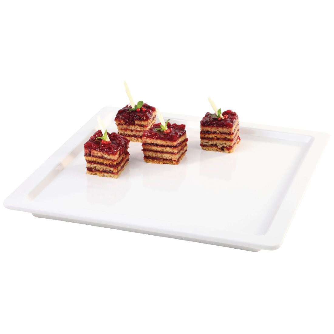 APS Apart Melamine Square Tray White 330mm GD103