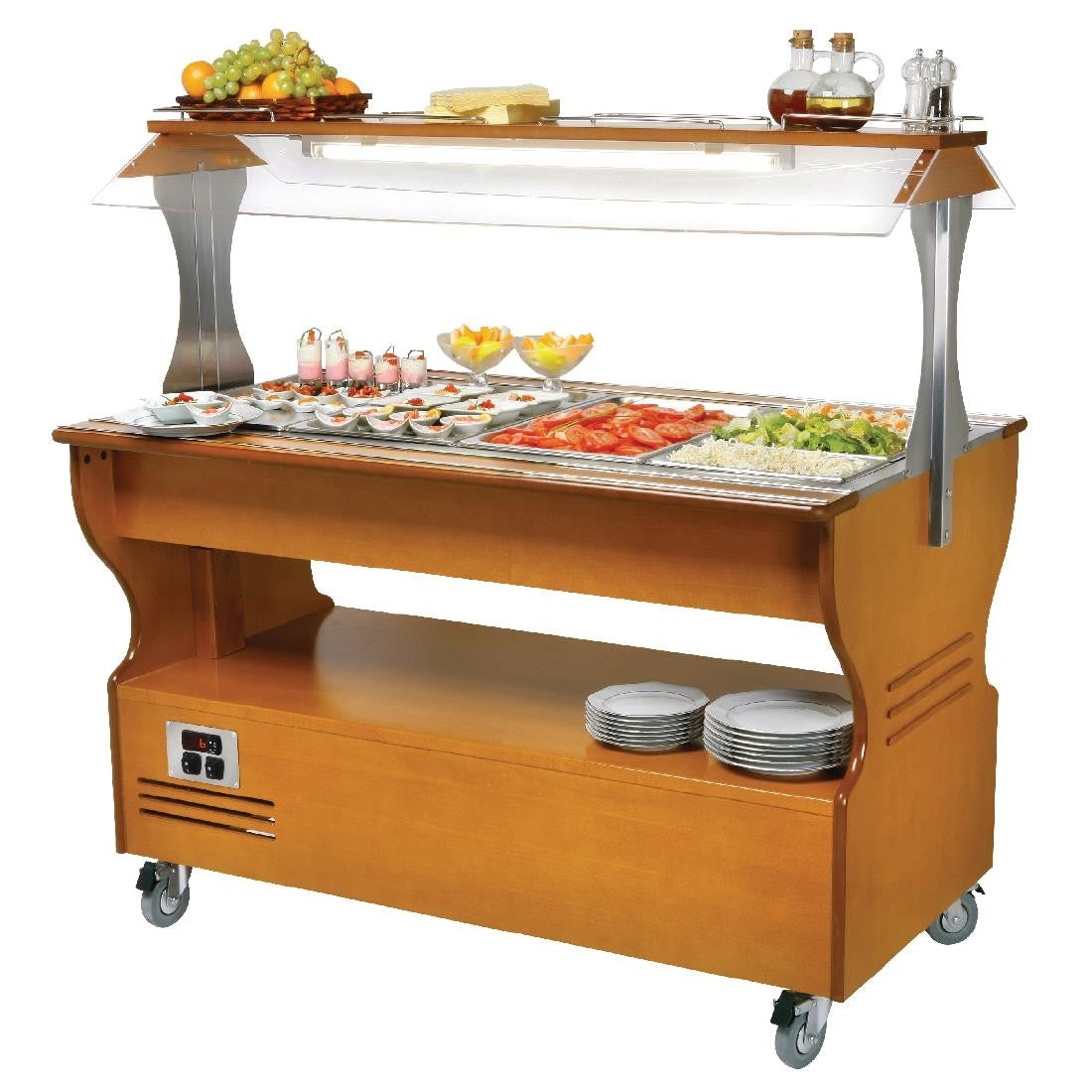 Roller Grill Chilled / Warm Salad Bar Light SB40M GD374