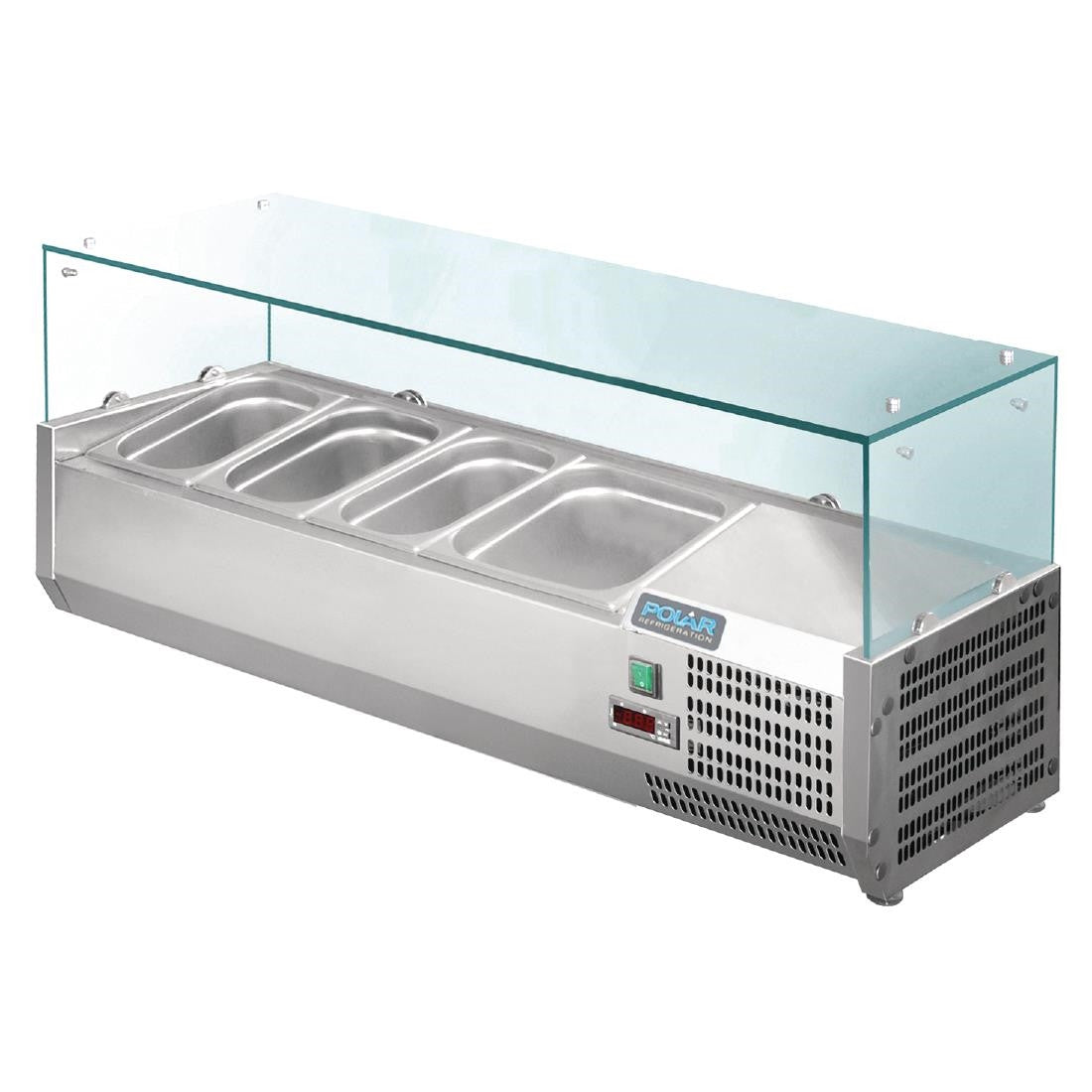 Polar G-Series Countertop Prep Fridge 3x 1/3GN & 1x 1/2GN GD875