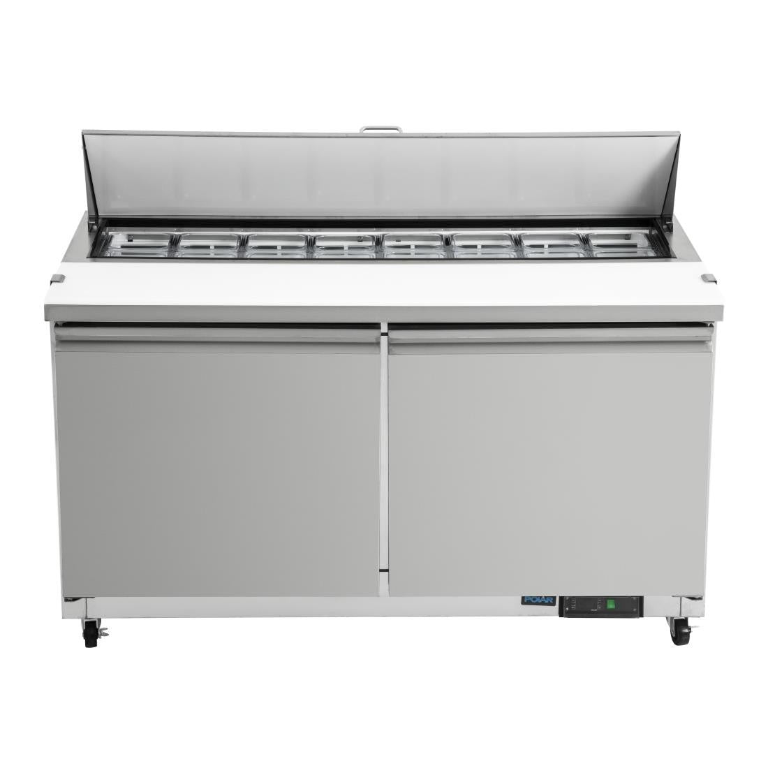 Polar U-Series Double Door Prep Counter Fridge 527Ltr GD883