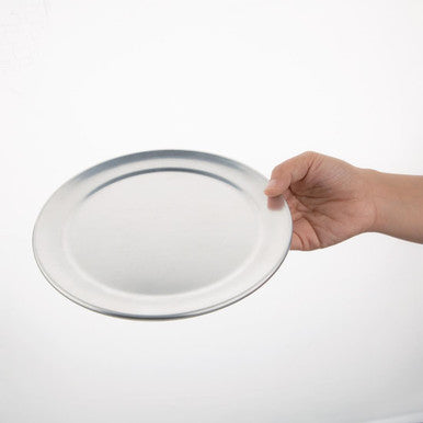 Vogue Aluminium Pizza Tray Wide Rim 8in GE196