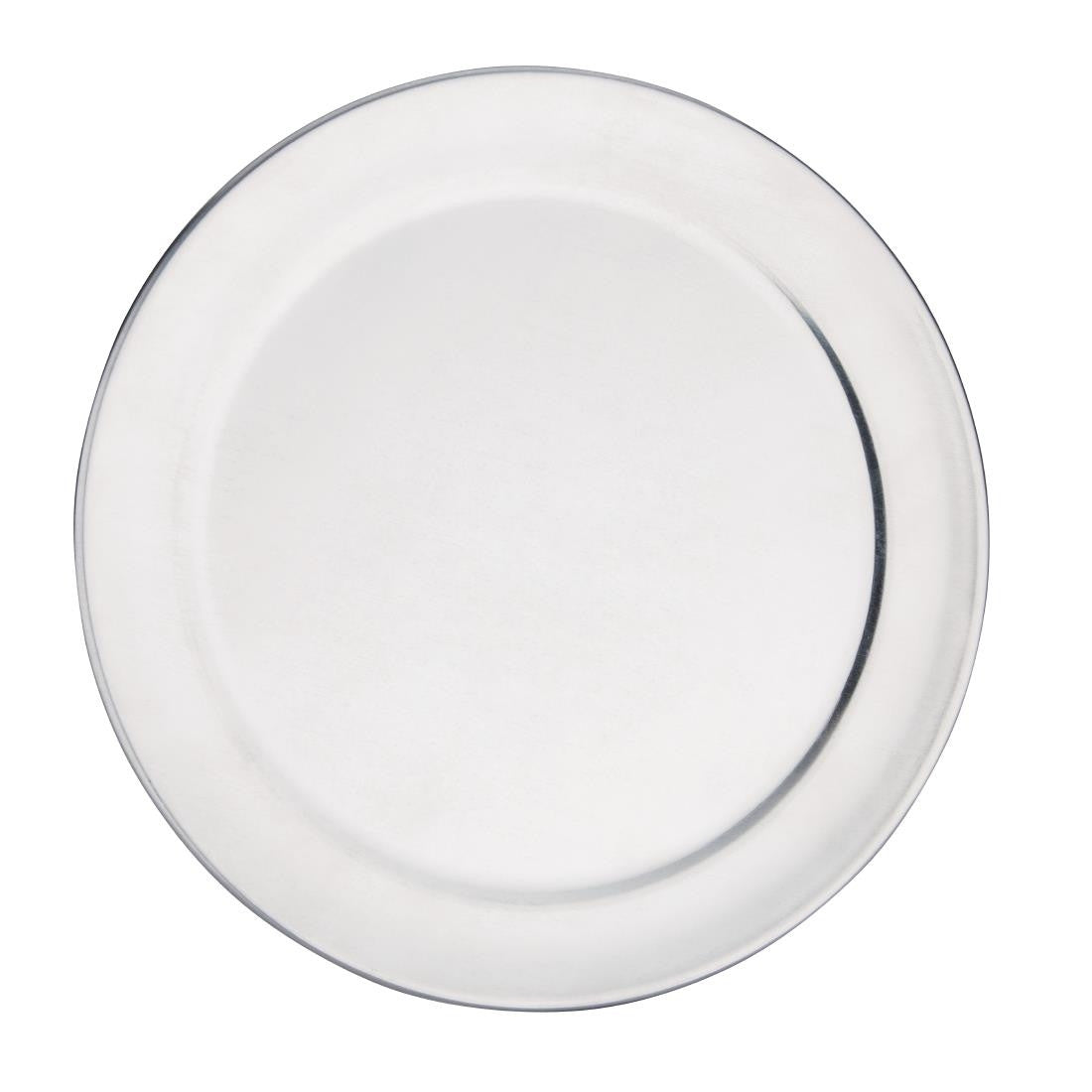 Vogue Aluminium Pizza Tray Wide Rim 10in GE197