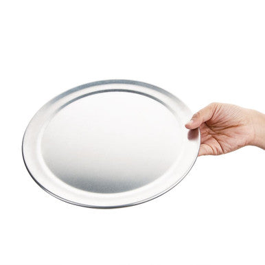 Vogue Aluminium Pizza Tray Wide Rim 10in GE197