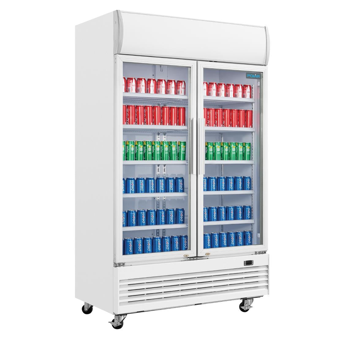 Polar G-Series Upright Display Cooler with Light Box 950Ltr GE580
